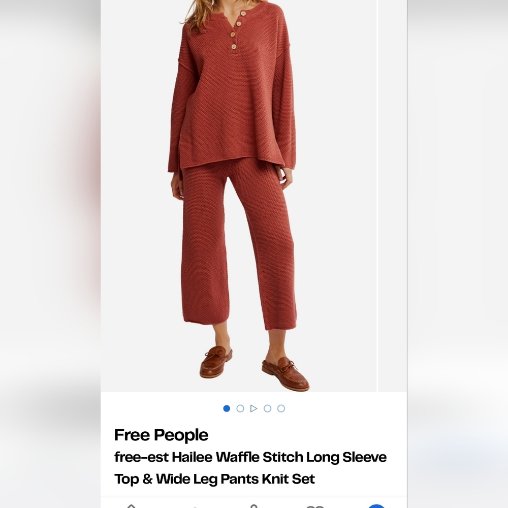 Free People Hailee 2 Piece Sweater Set